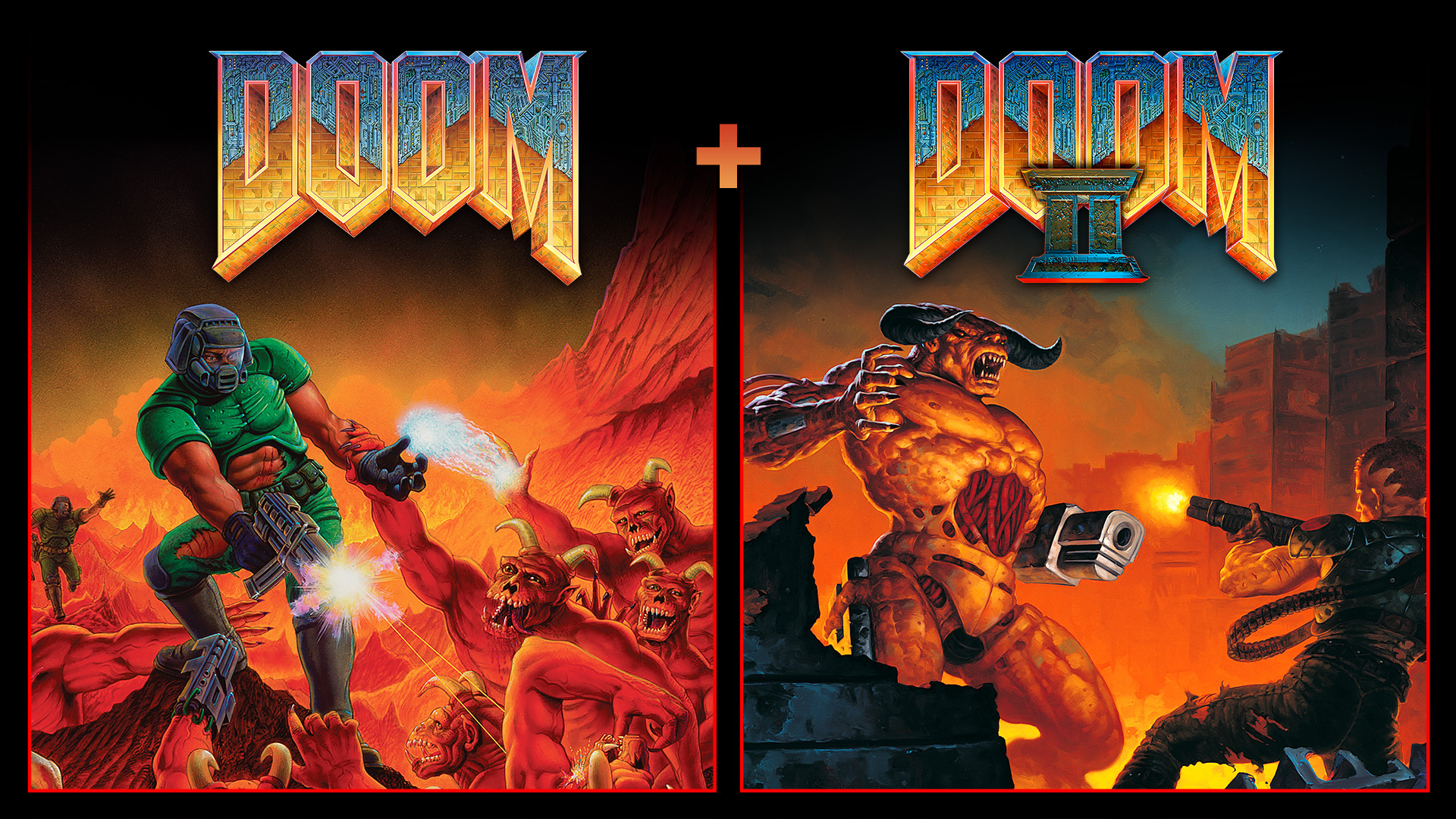 The covers of Doom one and two.