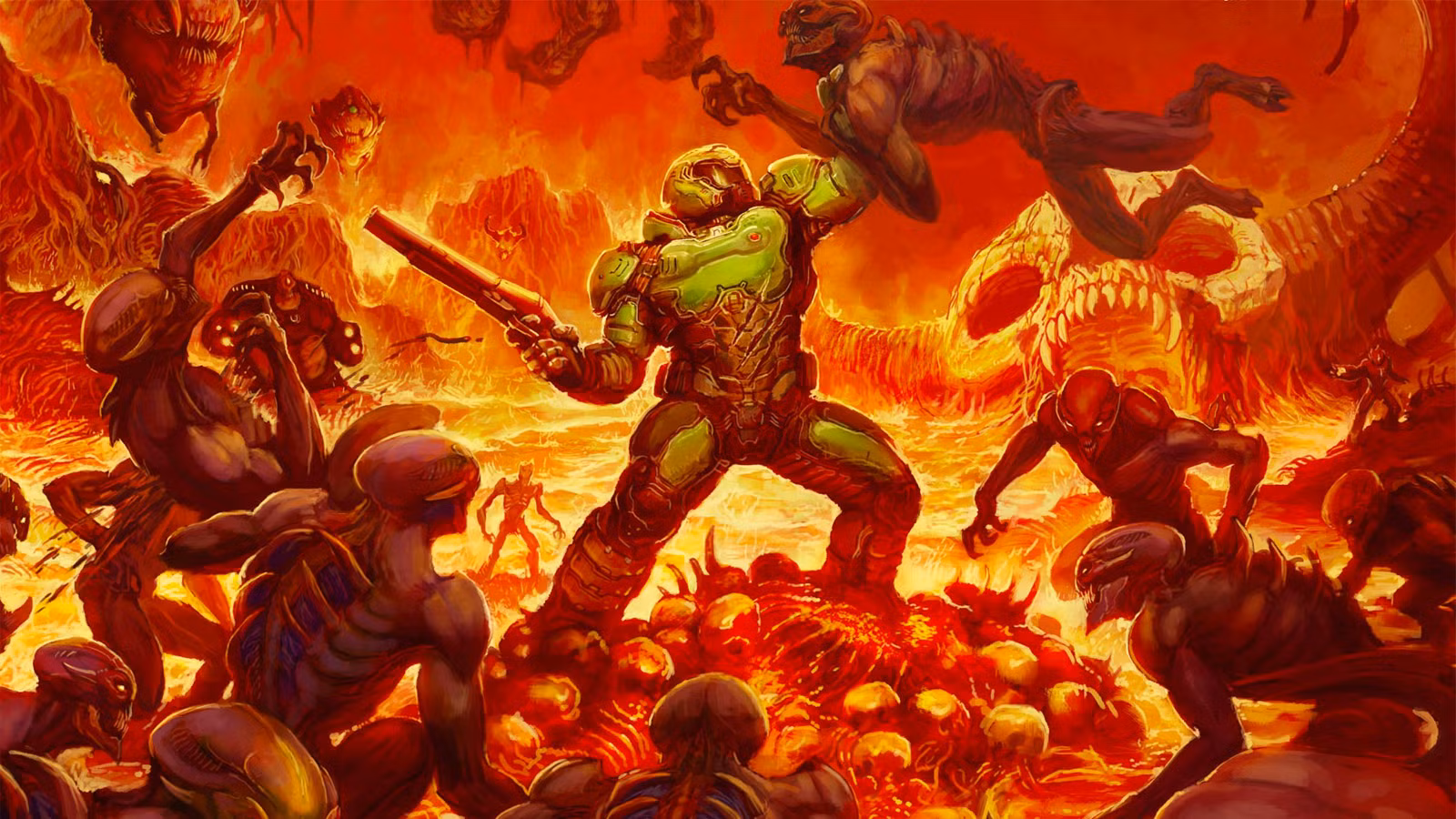 The cover of Doom 2016